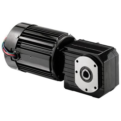 Bodine Electric, 2338, 28 Rpm, 230.0000 lb-in, 3/8 hp, 230 ac, 42R-GB/H Series 3-Phase AC Inverter Duty Right Angle Hollow Shaft Gearmotor